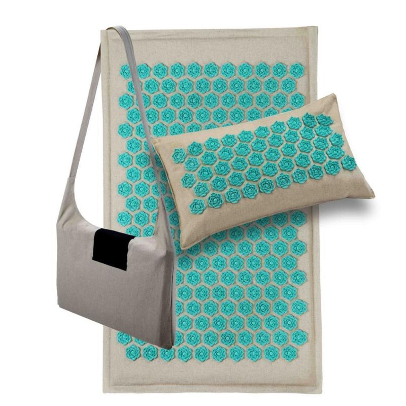 Eco Accupressure Massage Mat with Pillow Best Massage Mats