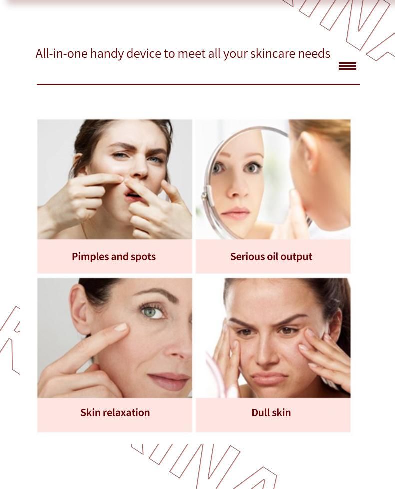 Facial Massage Micro Beauty Device RF Vibrating Heating Eye Lifting Wrinkle Removal Skincare Instrument