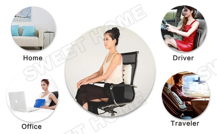 Electric Automatic Cordless Vibrator Body Massager Vibrating Back Massage Cushion with Rechargeable Battery