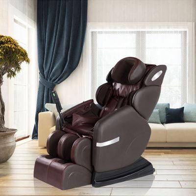 Best Electric Shiatsu Massage Chair, Full Body Massage Equipment Black and Brow