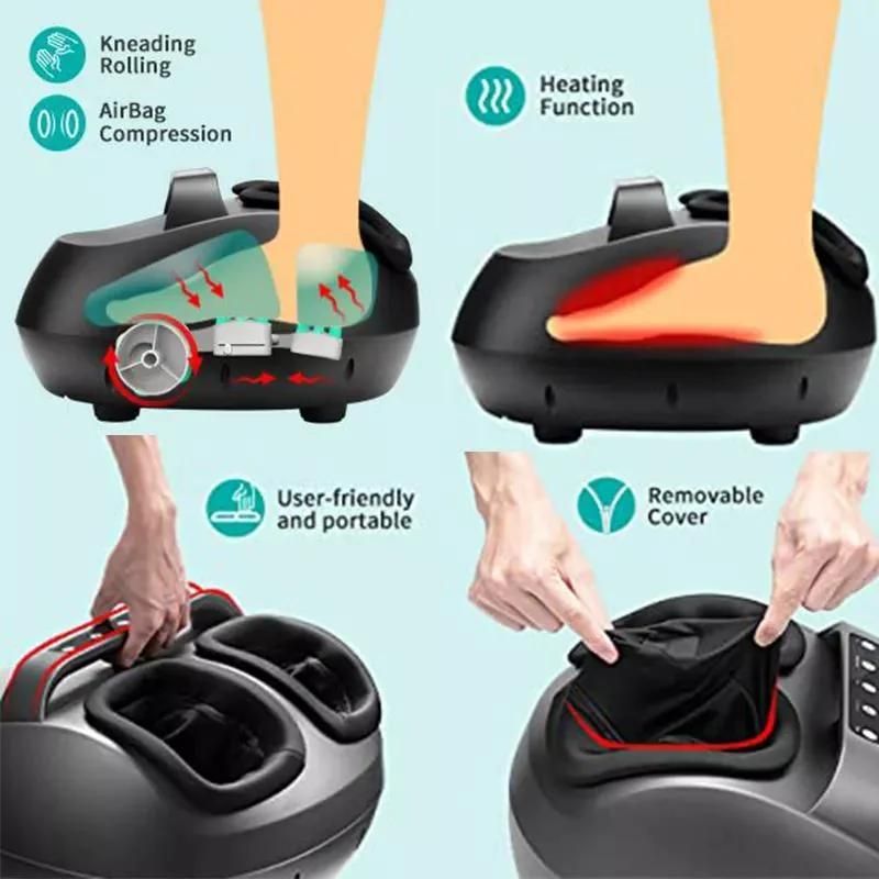 Shiatsu Foot Massage Air Compression Rolling