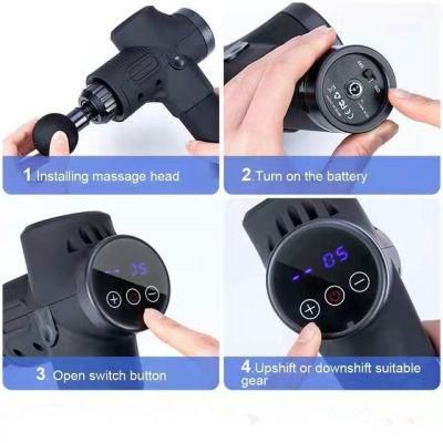 OEM Mini Portable Muscular Relaxation Massage Instrument Fascial Massager Gun