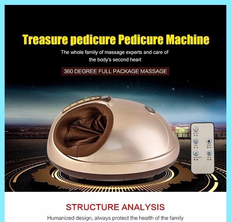 Latest Fashionable 3D Air Pressure Electric Roller Foot Massager Heating Foot Massager Blood Circulator