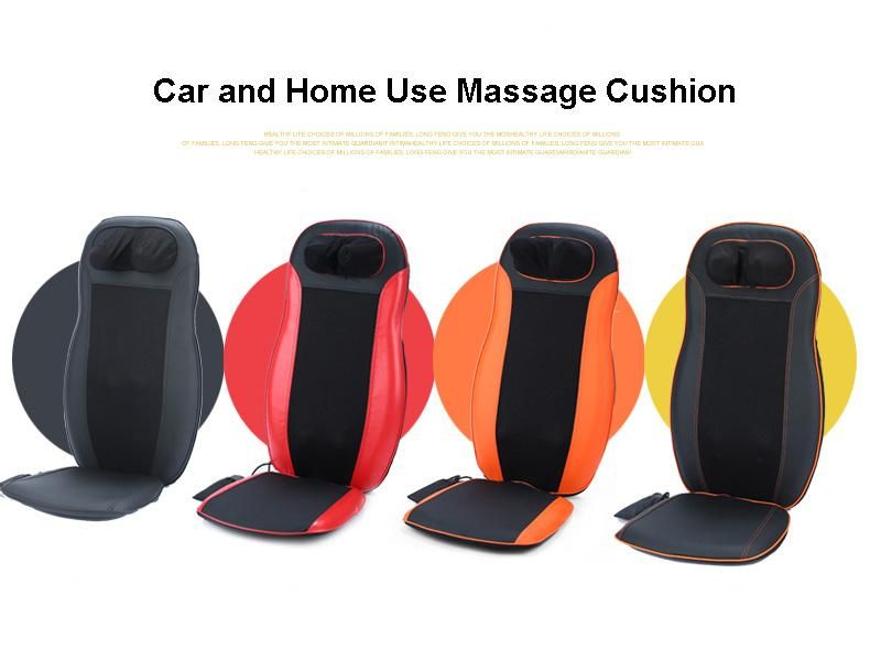 Car Seat Vibration Shiatsu Massage Cushion for Chair