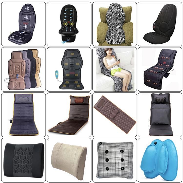 Electric Infrared Heated Vibrating Full Body Shiatsu Massage Mattress Neck Shoulder Back Vibration Heating Mat Seat Massager Cushion