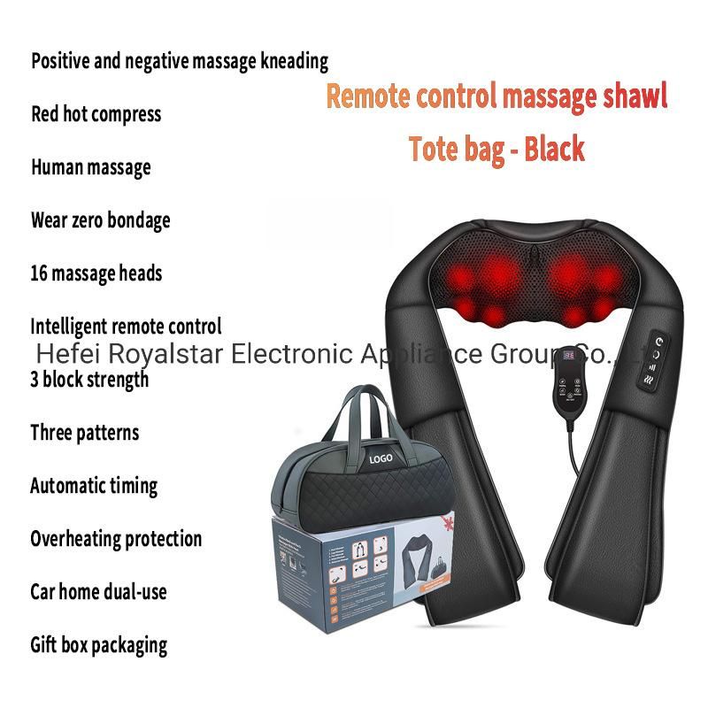 Kneading Massage Shawl Cervical Spine Massager Shoulder Waist Shoulder and Neck Warm Compress