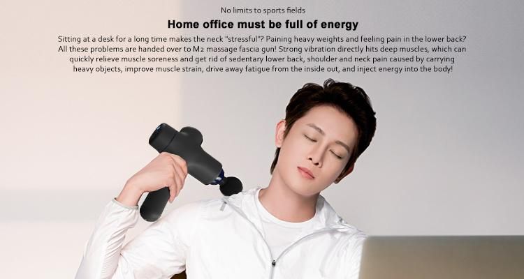 LED Touch Screen Lithium Battery Vibration Massage Gun