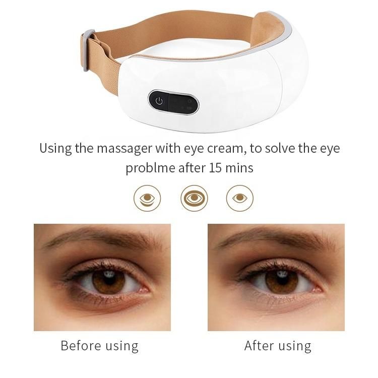 Improve Sleep Heat Compression Air Pressure Eye Therapy Massager Wireless Music Rechargeable Electric Smart Eye Massager