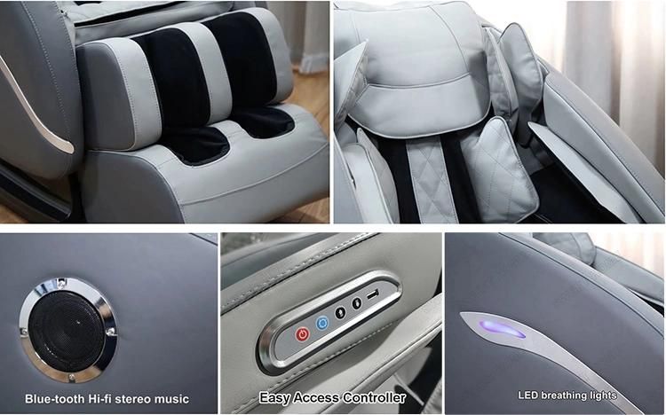 Durable SL Track Full Body 3D Zero Gravity Recliner Electric Luxury Shiatsu Back Leg Foot Chair Massage with Bluetooth Music and Ambient Light