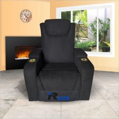 Electric TV Armchair TV-290 Black Fabric