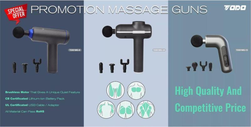 2022 Special Offer Latest Body Electric Vibration Handheld Deep Percussion Massage Gun
