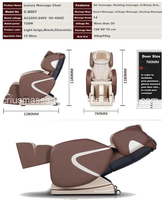 Superior Design Full Body Massage Chair with Ce RoHS