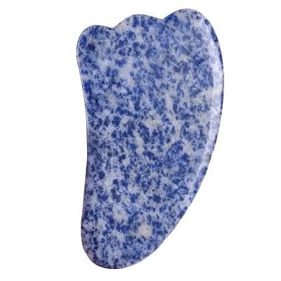 Customized Jade Gua Sha Blue Spot Stone Scraping Massage Gua Sha Board