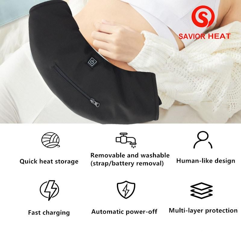 Custom Wholesale Warming Uterus Waist Protecting Physiotherapy Electric Heated Belt 7.4V Heated Waist Belt