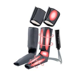 Airbag Rechargeable Air Compression Leg &amp; Foot Massager, Shiatsu Kneading Air Pressure Compression Massage Foot Electronic