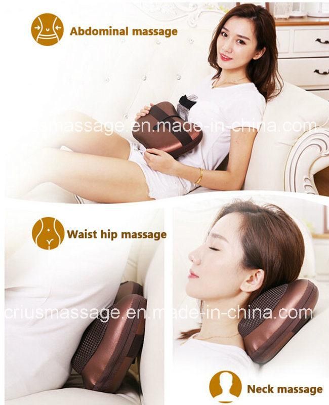 Full Body Head Back Neck Rolling Kneading Massage Pillow