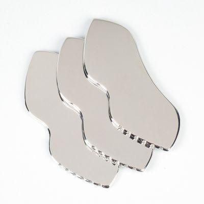 New Design High Quality Stainless Steel Gua Sha Board Custom Face Massager Scraper Gua Sha