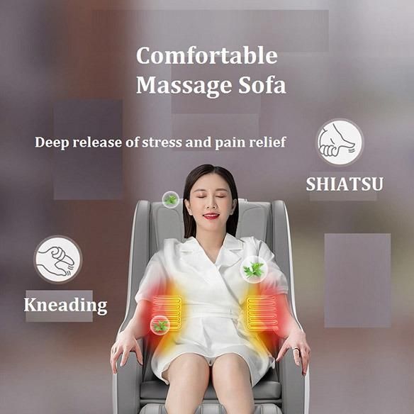 R1 2022 Shiatsu Massage Neck, Back, Waist Living Room Sofa Zero Gravity Reclining Relax Massage Chair