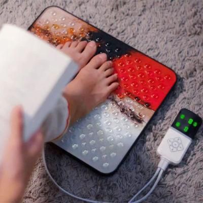 305mm*360mm Infrared Physiotherapy Electric Heated White Foot Warmer Massager (MR-MFW-6001)