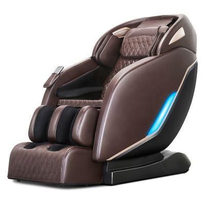 4D Zero Gravity Full Body Airbag Super Long SL Track Heat Massage Chair Sale