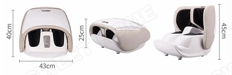 Collapsible Electric Air Compression Foot and Leg Calf Massager
