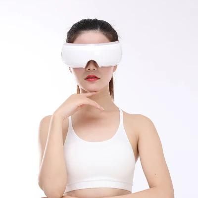 Hezhegn New Portable Electric Eye Massager Mask with Heat Air Pressure Vibration Music