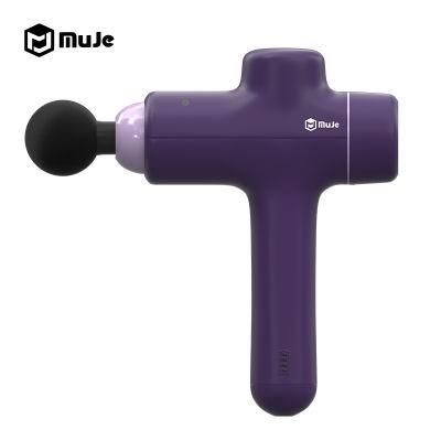 OEM Support Muscle Recovery Fascial Massage Gun with LCD Touch Screen