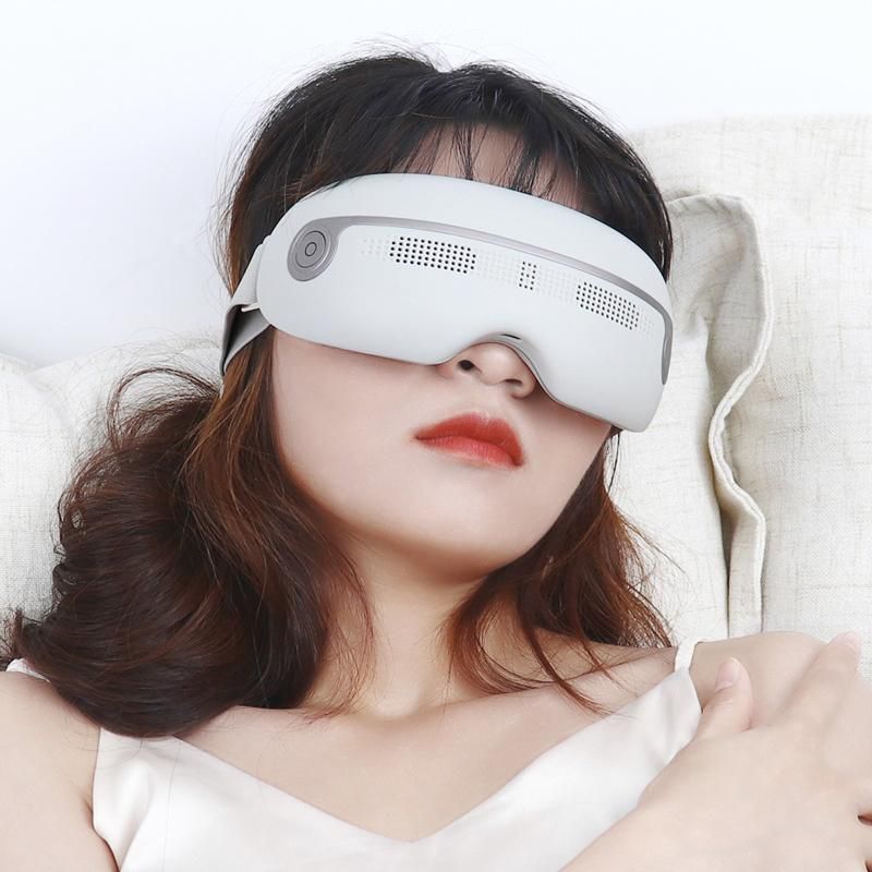Factory OEM Rechargeable Electric Foldable Portable Eye Massager with Air Pressure
