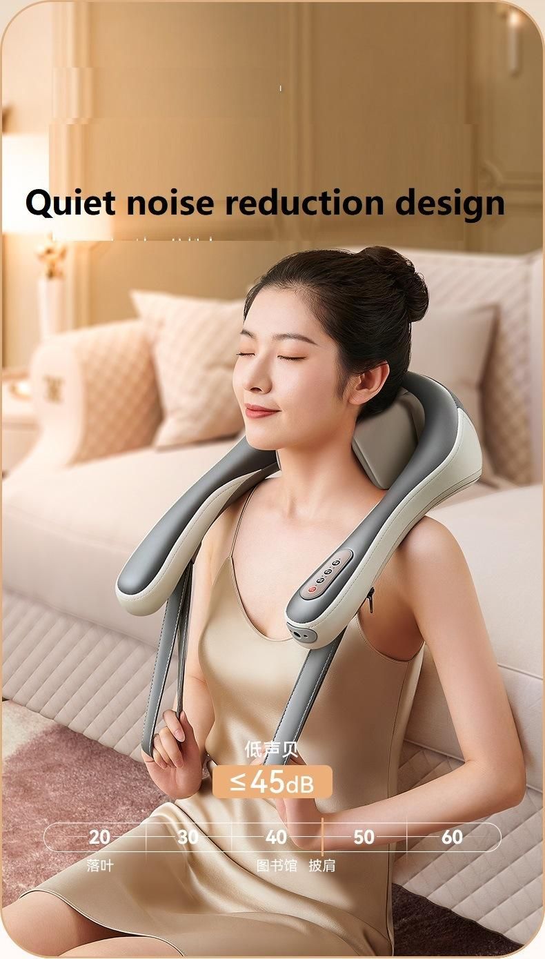 2022 New Electric Full Body Shiatsu Massage Rechargeable Cervical Neck and Shoulder Massager Shawl