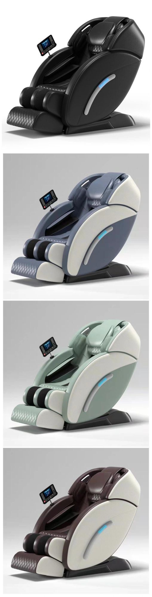 Sauron T100 Shiatsu 3D Airbag Heating Foot Roller Massage Chair Price