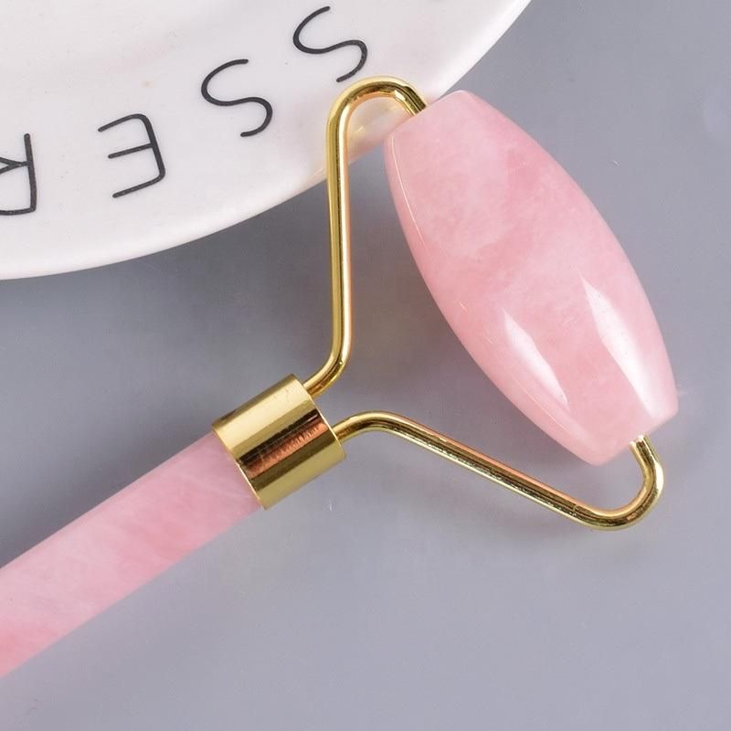 Rose Quartz Jade Roller Massager Anniversary Gift