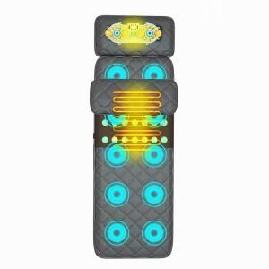 Product Sale Electric Heated Massage Mat Full Body 10 Motors Vibrating Message Bed Massage Mattress for Car and Home