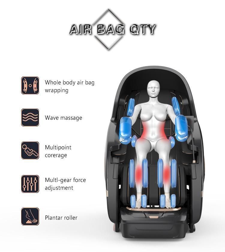 Luxury Modern Full Body Robot Ai Smart Dule Core Zero Gravity Shiatsu 4dmassage Chair for Home Office Massage Chair