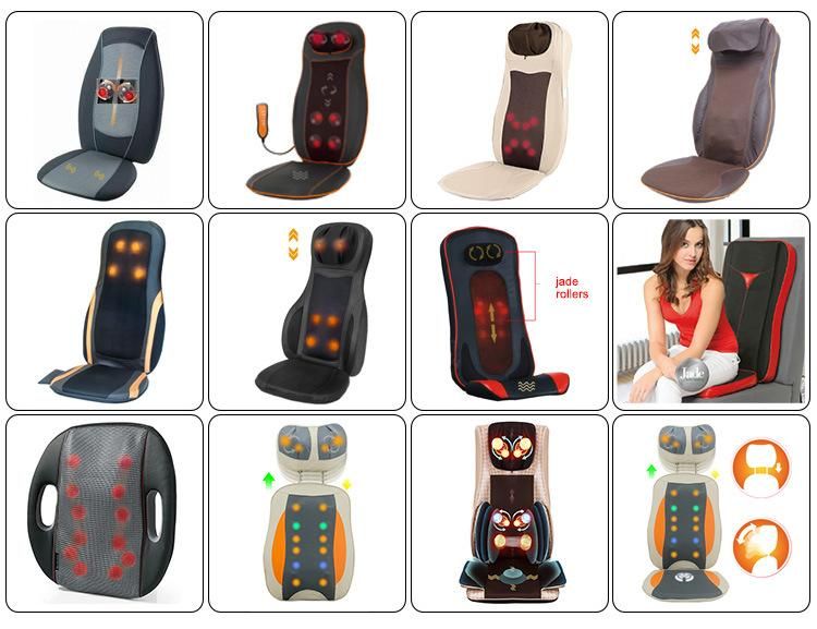 Electric Thai Shiatsu Car and Home Seat Vibration Butt Massage Cushion for Chair