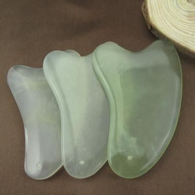 Custom Logo Natural Rose Quartz Gua Sha Board Massage Stone