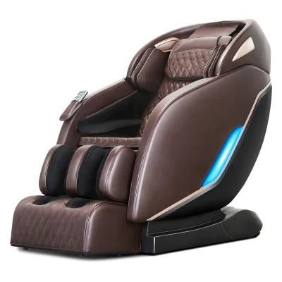 Latest Leather Touch Screen Technology Zero Gravity Cover Shiatsu Foot Massager Full Body Massage Chair