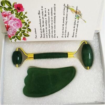 Pure Natural Double Head Jade Roller Facial