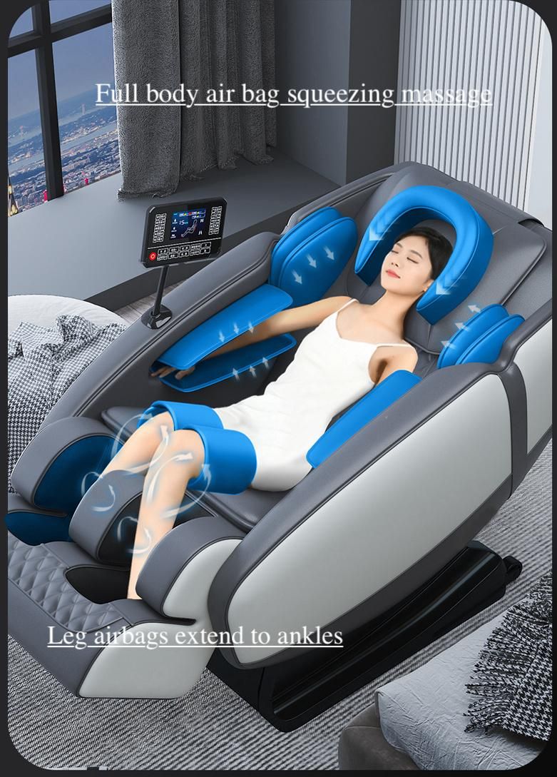 Cheap Factory Price Electric Air Compression Full Body Zero Gravity Heating Thermal Whole Back Foot Massage Chair 8d