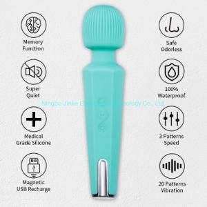 Valleymoon New Memory Function Design Power Wireless Rechargeable Handheld AV Wand Massager for Women