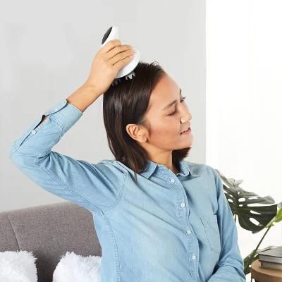 Home Use Rechargeable Hair Scalp Massager Shampoo Brush Head Massage Vibrator