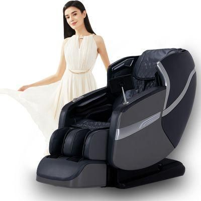 OEM New 4D SL Track Zero Gravity Shiatsu Electric Hot Sale 3D PU Leather Massage Chair