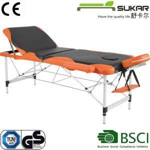 Two Color Aluminum Frame Massage Bed 3 Section