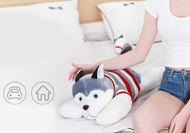 Electric Relaxation Car and Home Cute Animal Heating Kneading Back Neck Shoulder Massage Pillow