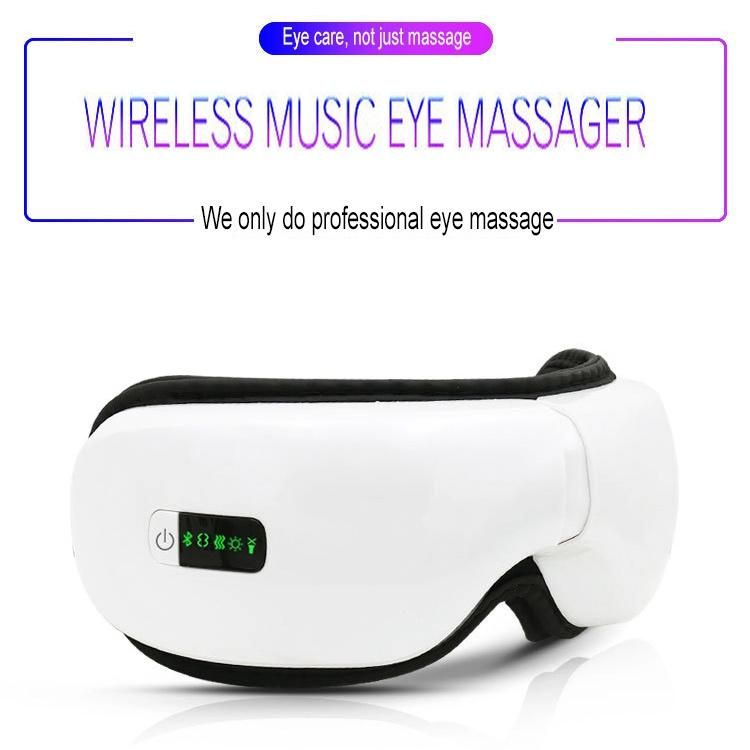 Hot Sale Portable Eye Care Protector Vibrating Relax Eye Massager with Music