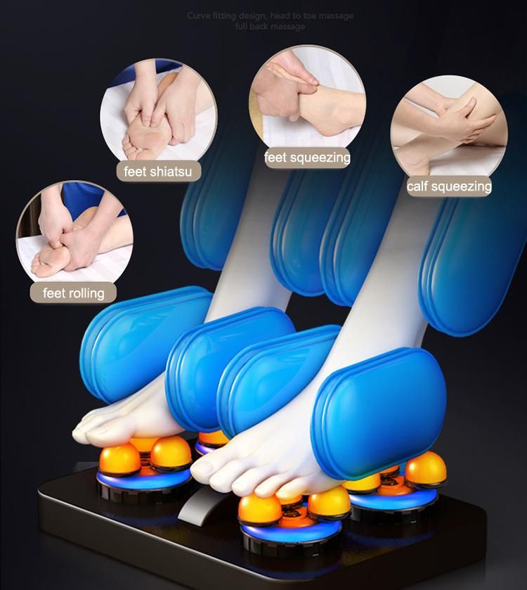 Zero Gravity Shiatsu Foot Massager Full Body Electric Massage Chair