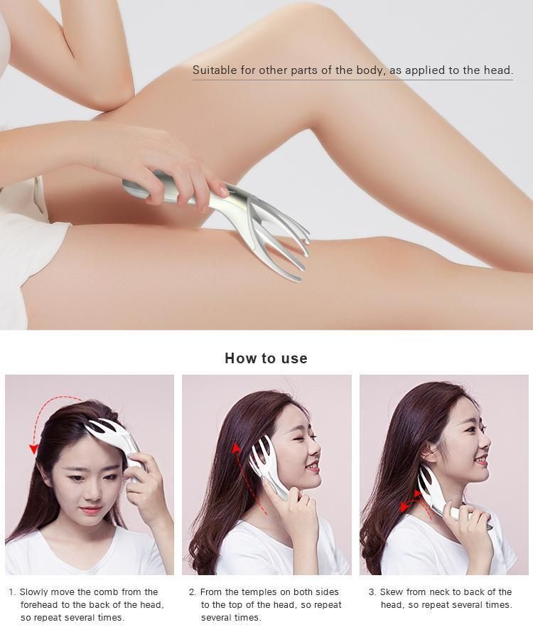 Pritech Finger Gripper Head Portable Cordless Handheld Electric Massager