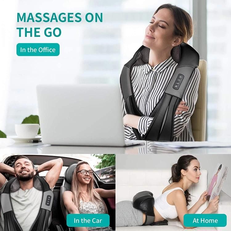 Four-Key Kneading Shawl Massage Cervical Vertebra Multi-Functional Heating Shoulder Neck Massage