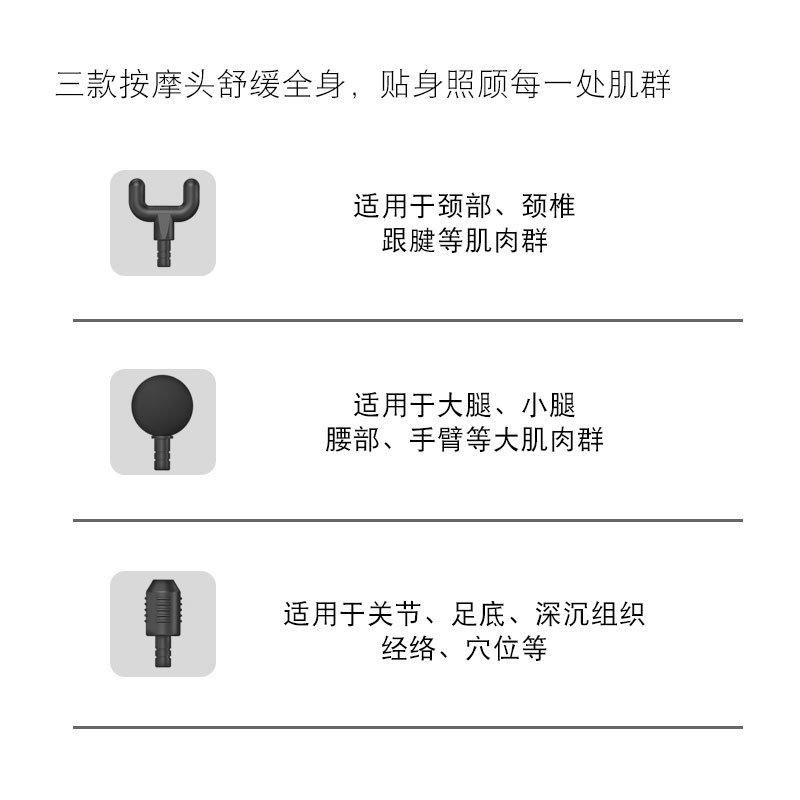 Three Message Heads for Whole Body Best Muscle Massager Gun