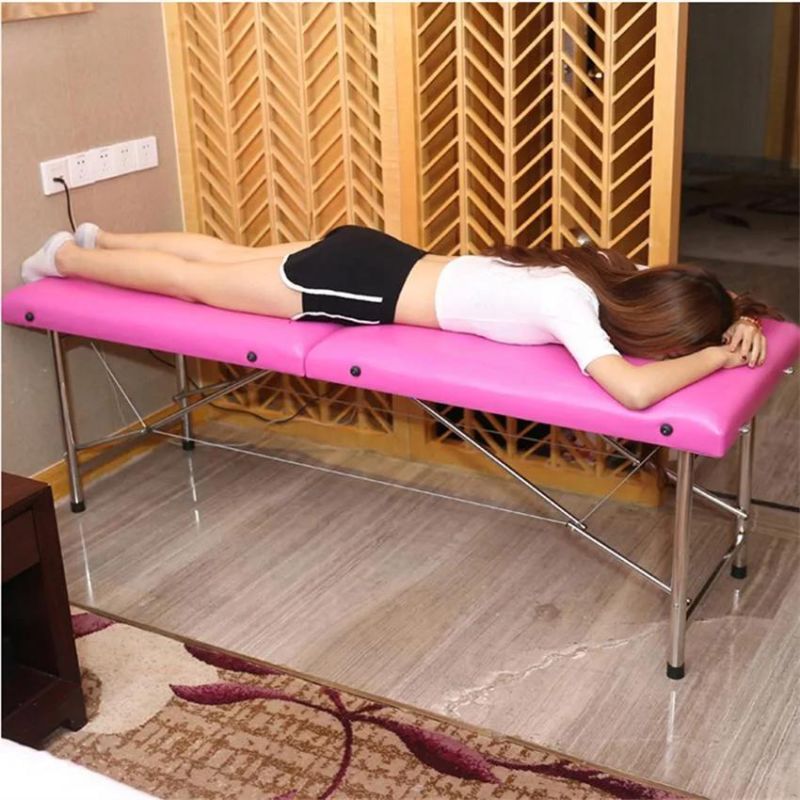 2022 Chinese New Original Massage Therapist Must-Have Adjustable Foldable PU Massage Bed