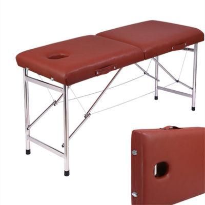 Portable Steel Massage Bed and Bed with Thicker Mattress with Carrying Bag